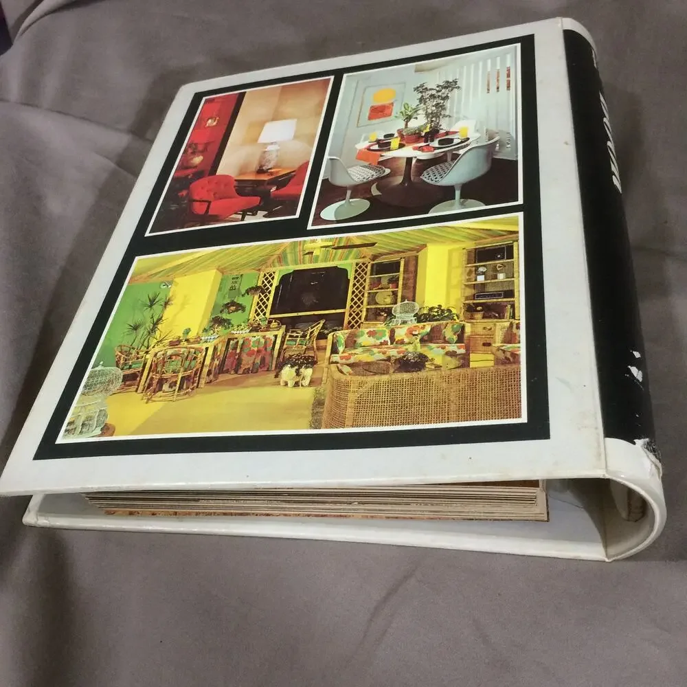 Vintage 1975 Better Homes Gardens Decorating Book Ring Binder Retro 70s Interior